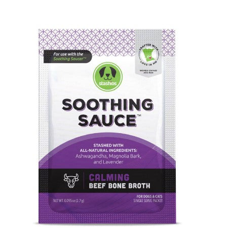 Stashios Soothing Sauce Calming Beef Single Serve Packet