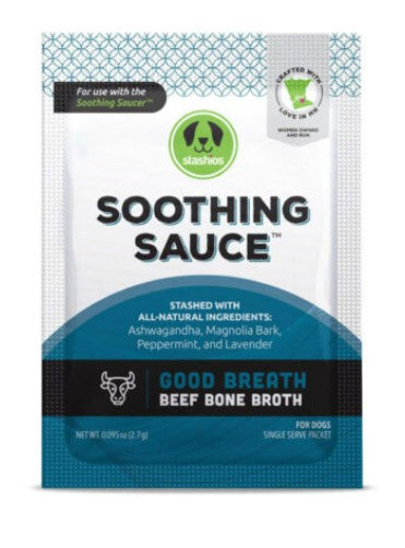 Stashios Soothing Sauce Good Breath Beef Single Serve Packet