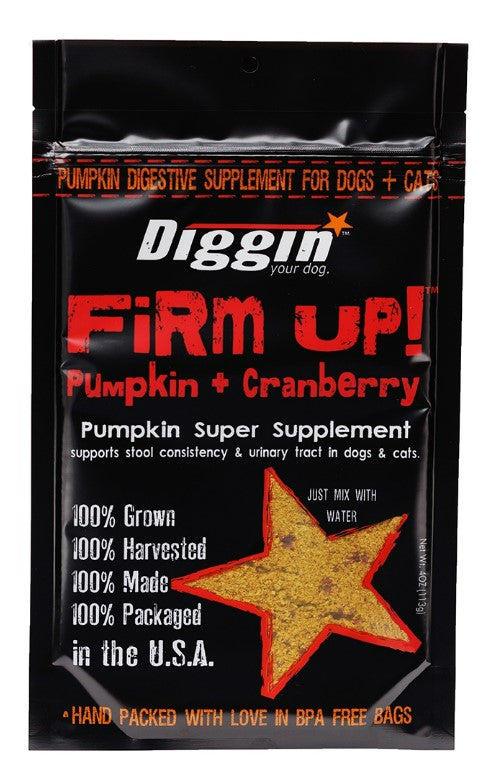 Diggin' Your Dog Firm Up! Pumpkin + Cranberry 4oz Bag