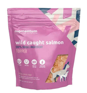 Momentum Single Ingredient Topper - Freeze-Dried Salmon 3.75oz bag