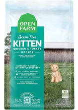 Load image into Gallery viewer, Open Farm Dry Cat Food Grain-Free Kitten Chicken &amp; Turkey Recipe