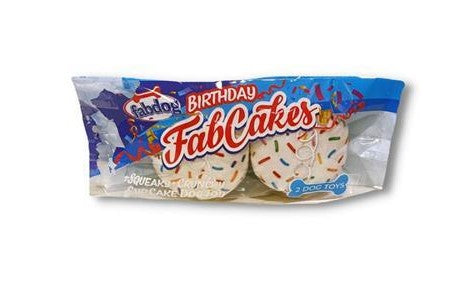 Fab Dog Birthday Fabcake Dog Toy