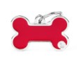 My Family USA Pet Tag - Handmade - Bone Red - Large