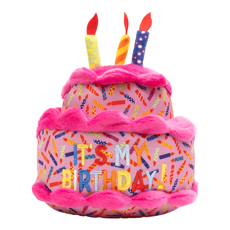 Dog toy birthday deals cake