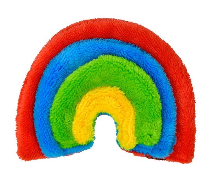Cycle Dog Duraplush Rainbow Dog Toy