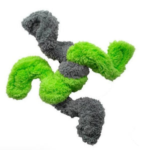 Cycle Dog Duraplush Springy Thing Dog Toy - Green -