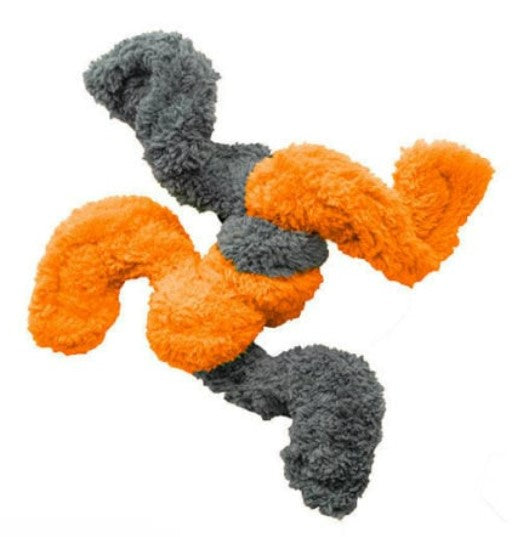 Cycle Dog Duraplush Springy Thing Dog Toy - Orange -