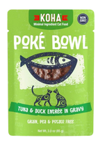 Load image into Gallery viewer, KOHA Wet Cat Food Poké Bowl Tuna &amp; Duck Entrée in Gravy