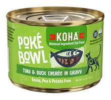 Load image into Gallery viewer, KOHA Wet Cat Food Poké Bowl Tuna &amp; Duck Entrée in Gravy
