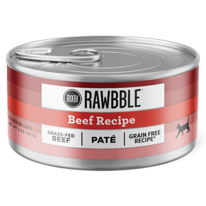 Bixbi RAWBBLE® Wet Cat Food Pâtés Beef Recipe