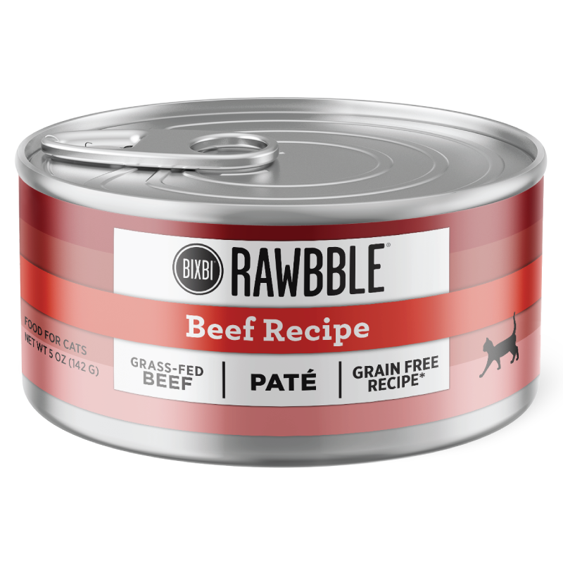 Bixbi RAWBBLE® Wet Cat Food Pâtés Beef Recipe