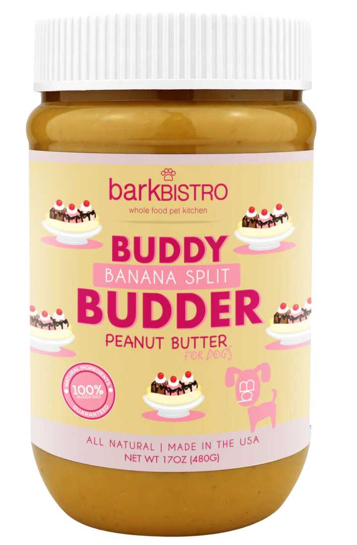 Bark Bistro Banana Split Buddy Budder 17oz Jar