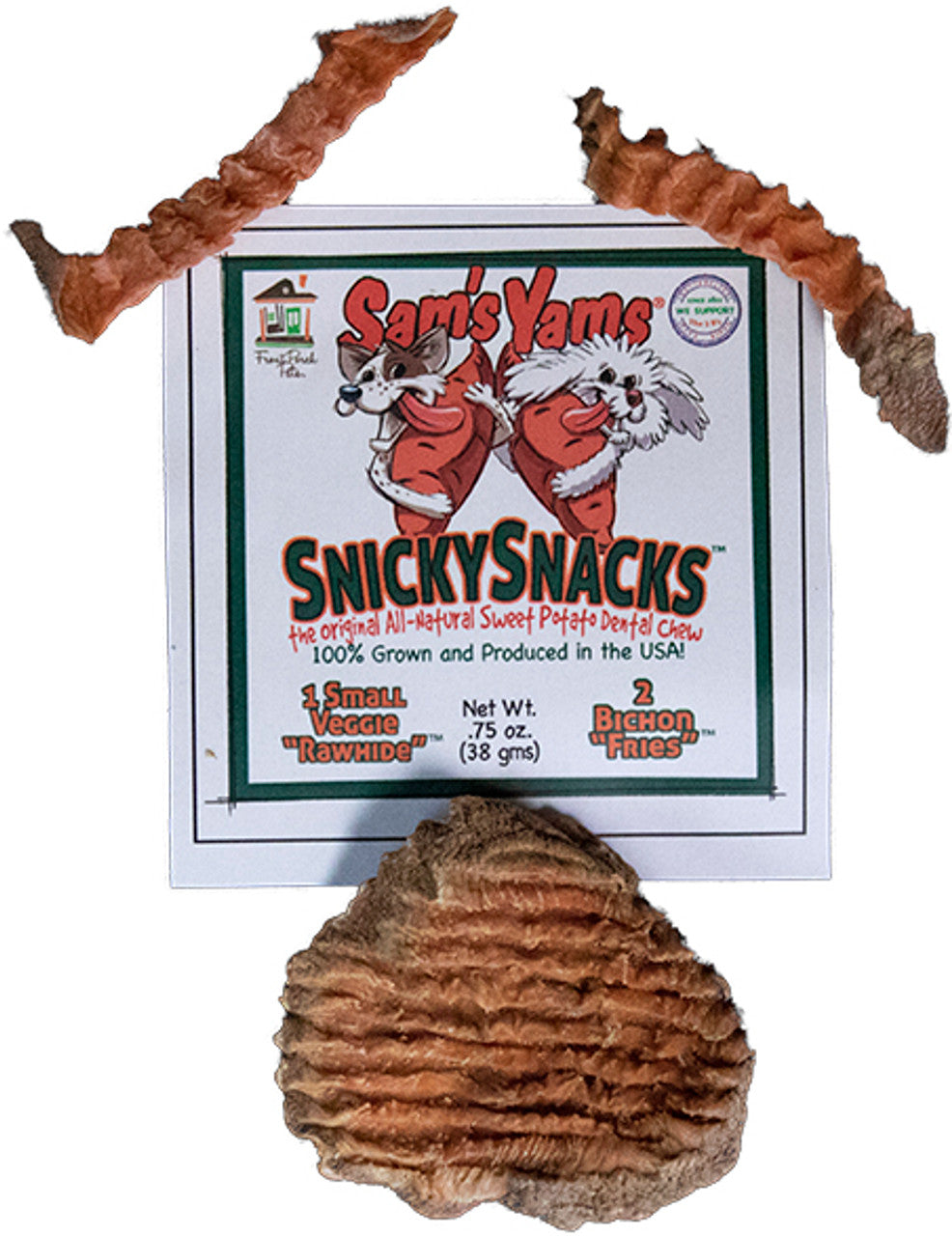 Sam's Yams Snicky Snacks .75oz Trial Size