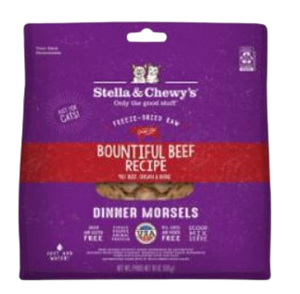 Stella & Chewy's Freeze-Dried Raw Cat Food Dinner Morsels Bountiful Beef
