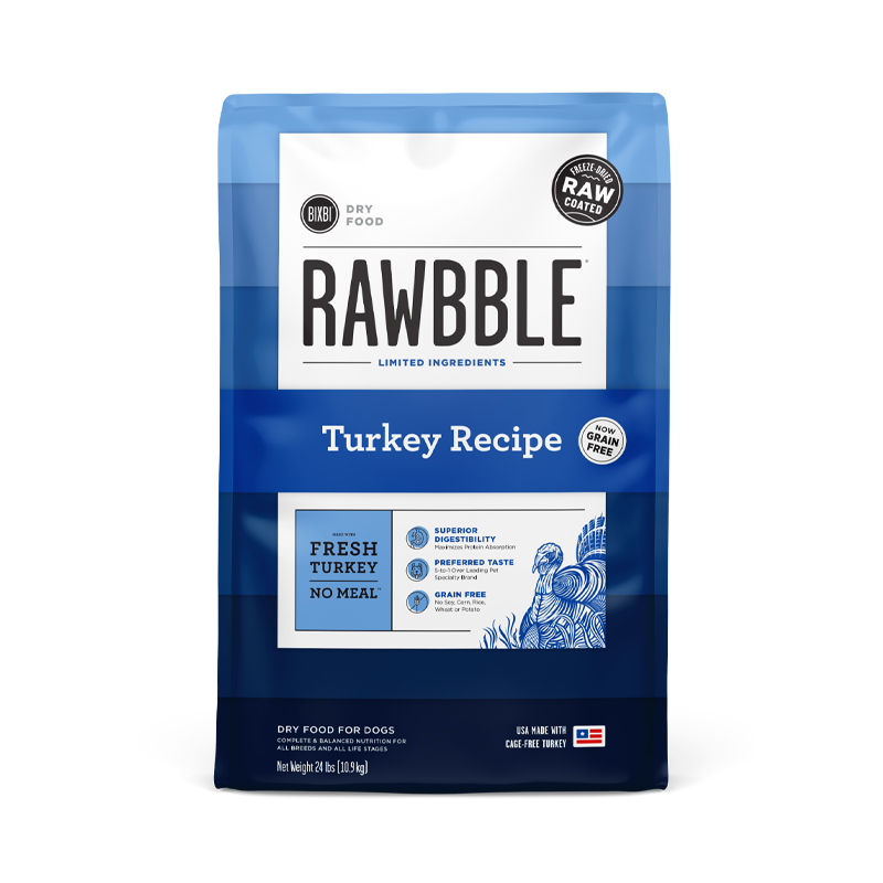 Bixbi RAWBBLE® Dry Dog Food Turkey Recipe