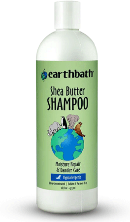 Earthbath Dog Shampoo - Hypo-Allergenic Shea Butter - 16oz Bottle