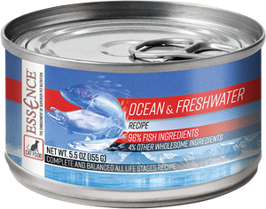 Essence Wet Cat Food Ocean & Freshwater Recipe 5.5oz CASE