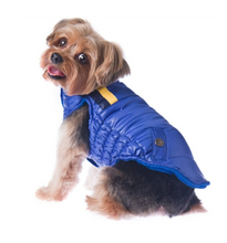 Load image into Gallery viewer, RuffLuv™ NYC The Puffer Dog Coat- Blue