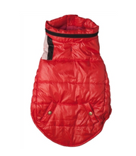 Load image into Gallery viewer, RuffLuv™ NYC The Puffer Dog Coat - Red