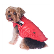 Load image into Gallery viewer, RuffLuv™ NYC The Puffer Dog Coat - Red
