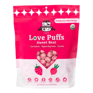 Lord Jameson Organic Dog Treats - Love Puffs - Sweet Beats 4oz Bag