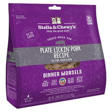 Load image into Gallery viewer, Stella &amp; Chewy&#39;s Freeze-Dried Raw Cat Food Dinner Morsels Plate Lickin&#39; Pork