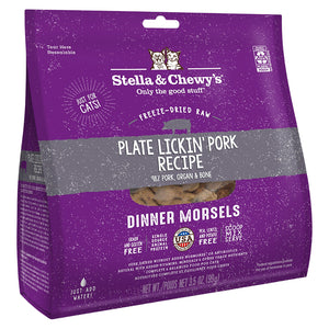 Stella & Chewy's Freeze-Dried Raw Cat Food Dinner Morsels Plate Lickin' Pork