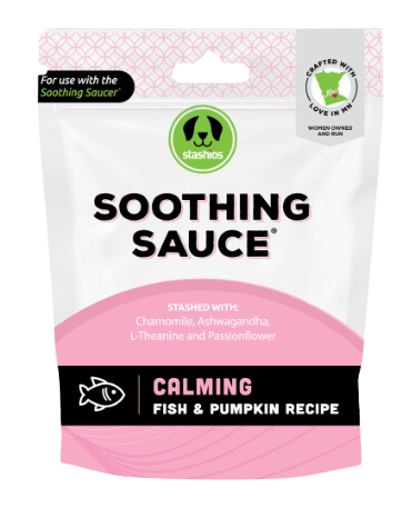 Stashios Soothing Sauce Calming Fish Single 3oz Pouch