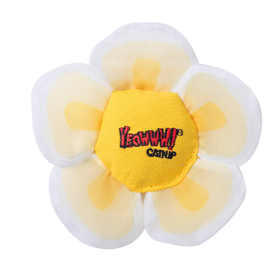 Yeowww! Daisy's Flower Top White Cat Toy