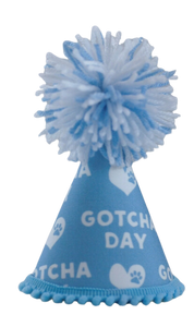 Pup Party Hats Gotcha Day Blue Party Hat M
