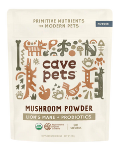 Cave Pets Lion's Mane + Probiotics Mushroom Powder 90g Pouch