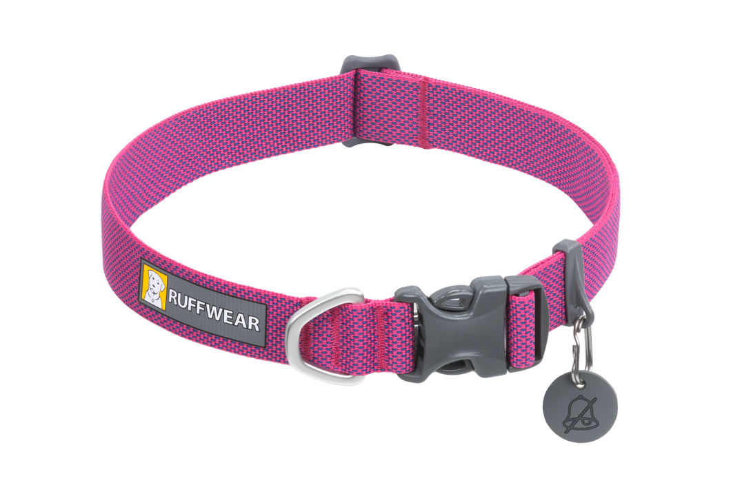 RuffWear Hi & Light™ Dog Collar - Alpenglow Pink