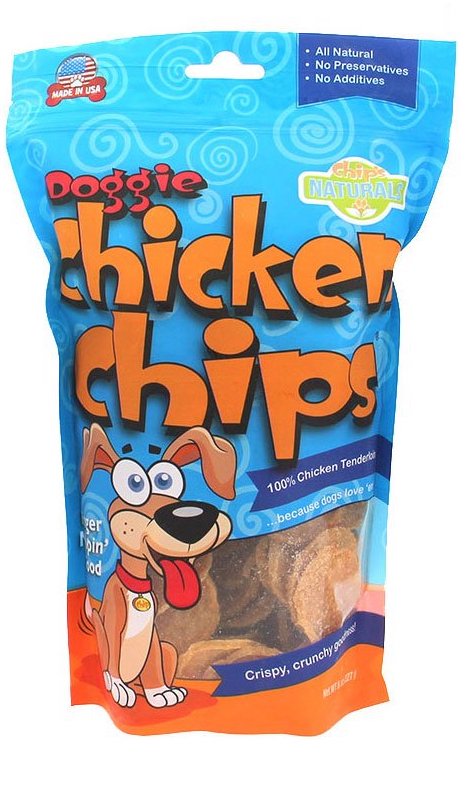 Chip's Naturals Doggie Chicken Chips 8oz Bag