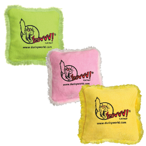 Yeowww! Pillow Cat Toy Yellow